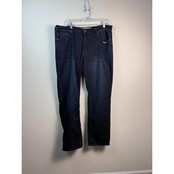 Barbell Apparel Jeans Mens 38x33 Dark Blue Performance Stretch - Picture 1 of 8